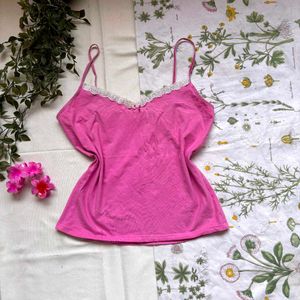Pink Lace Top