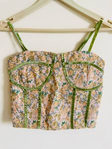 Floral Corset Top