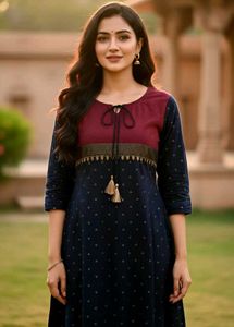 Elegent Black And Red Kurti
