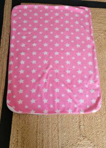 Pink Starry Baby Blanket 100×75 cm