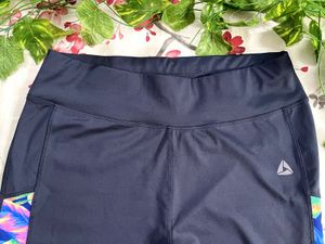 Aspasia Women’s Navy Blue Activewear Legging