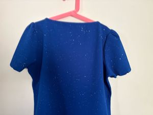 Sparkly Blue Mini Dress