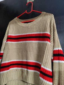 Striped Knit Sweater