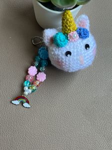 Handmade Unicorn Keychain