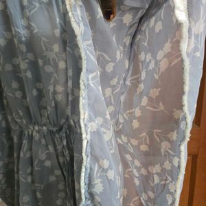 Floral Print Kaftan Top