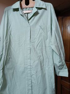 MINT GREEN SHIRT DRESS