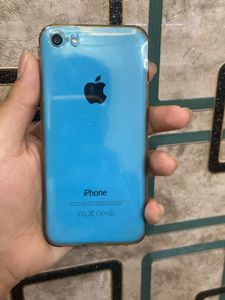 I Phone 5c With Cover and Earphones