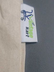 Floral Painted Canvas Tote Bag