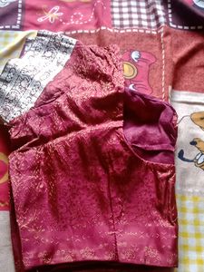 New Banarasi Blouse No Damage No Old New Red New With Tag