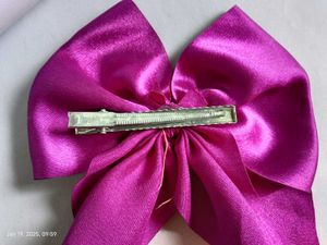 Purple Hair Bow Clip
