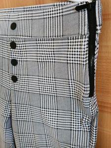 Black And Whites Checkered Formal Pant