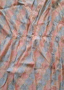 Printed Kaftan Kurta