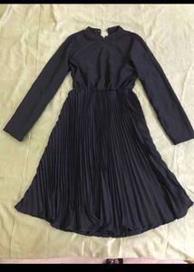 Black Pleated Dress