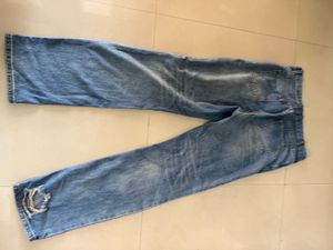 Ripped Light Wash Jeans