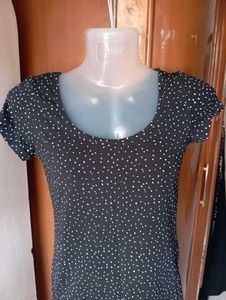 H&amp;M Polka Dot Bodycon Dress
