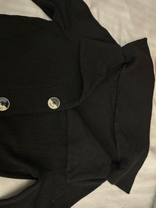 Combo Shorts And Big Collar Top For Women