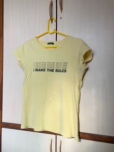 Zudio T-shirt For Women Pure Cotton