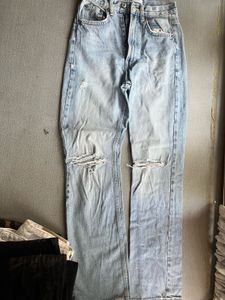 Ripped Light Wash Jeans