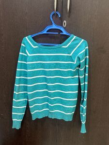 Striped Knit Sweater