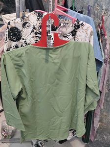 Green Embellished Top