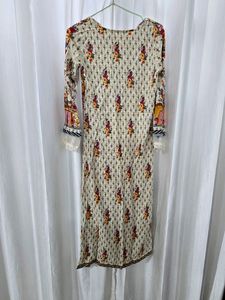 Multi Coloured Straight Kurti