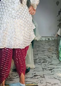 Frock Kurti N Dhoti Salwar