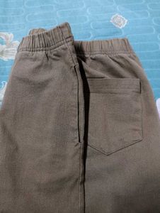 Boys Brown Casual Pants