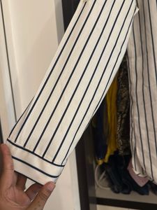 Striped Button-Down Shirt