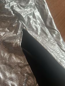 Metallic Silver Party Co Ord Set