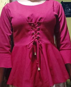 Mehroon Color Top