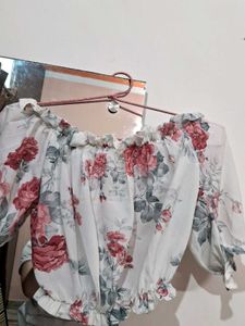 Floral Off-Shoulder Top