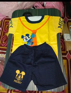 Mickey Mouse Kids T-Shirt & Shorts Set