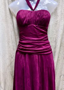 Elegant Purple Party Dress