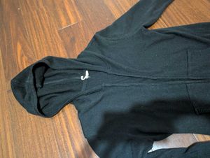 Black Zip-Up Hoodie