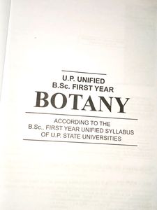 Bsc. 1st Year Botany Book