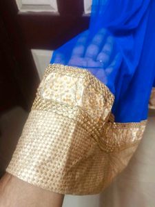 Blue Embroidered Kurta