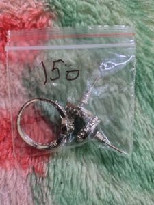 Earrings Pair with Ring