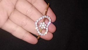 Heart Rhinestone Hair Clips (set 4)