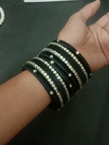 Black  Diamond Bangle