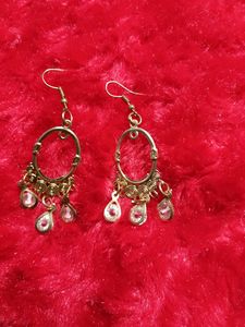 Golden Chandelier Earring