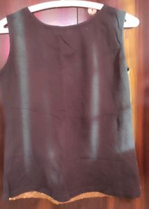 Party Wear Black Work Top