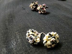 Floral Stud Earring Set