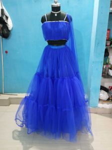 Royal Blue Lehenga Choli Set