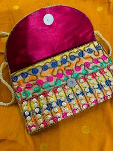 Multi Colour Jaipuri Sling