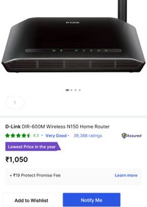 D-Link DIR-600M N150 Broadband Wireless Route