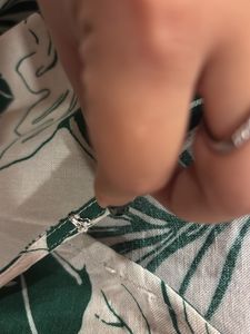 Cute Beige And Green Dress
