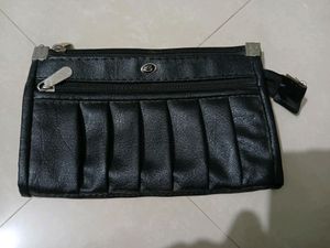 Pair Of Two Wallets Black And Something Yellowish
