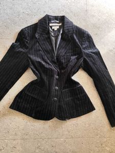 Tommy Hilfiger Striped Velvet Blazer
