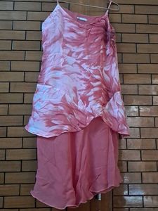 Pure Floral  Dress In Imported  Fabric