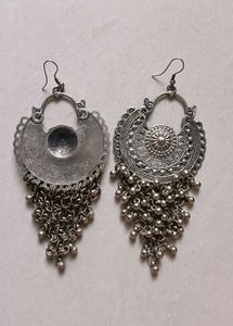 Silver Drop Danglers